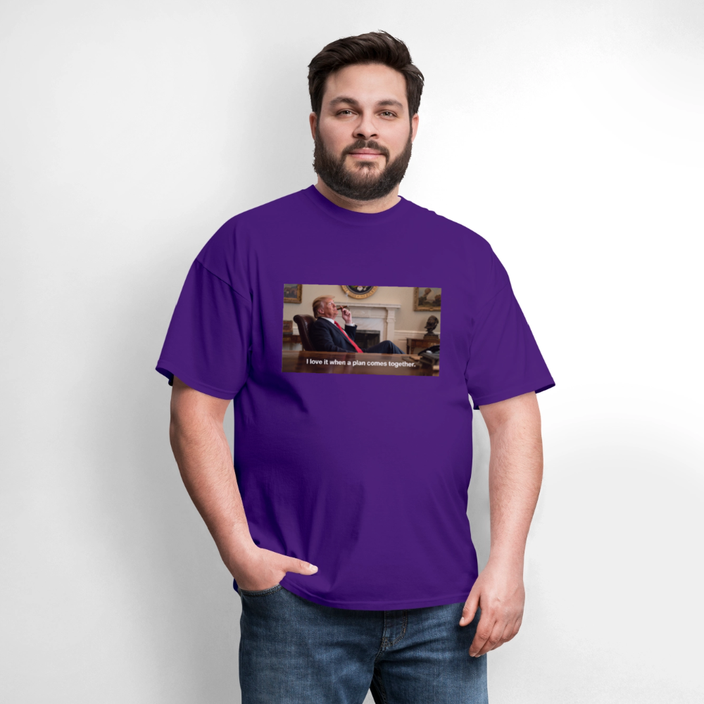 Men's T-Shirt | GILDAN 5000 - purple